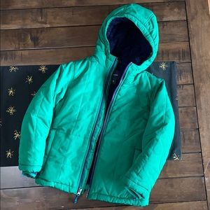 Warm Sherpa Lined Size Sm Lands End Boys Coat